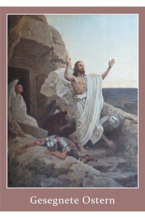 Osterkarte #3 Auferstehung – Fugel