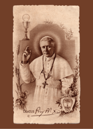 Hl. Pius X. – Gebetbildchen