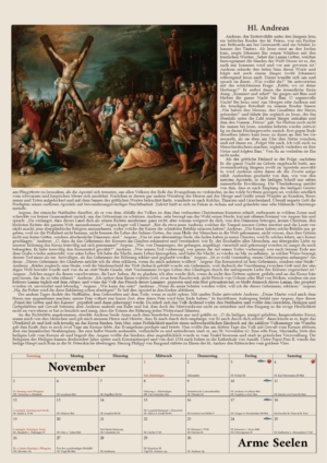 Wandkalender 2023 – Apostel und Evangelisten