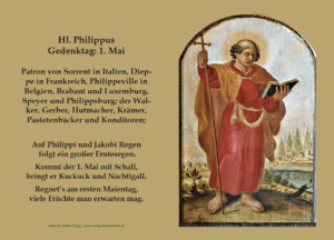 Hl. Philippus – Bildchen