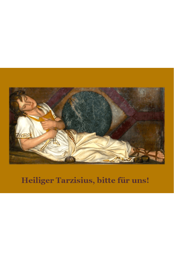 Hl. Tarzisius - Gebetbildchen