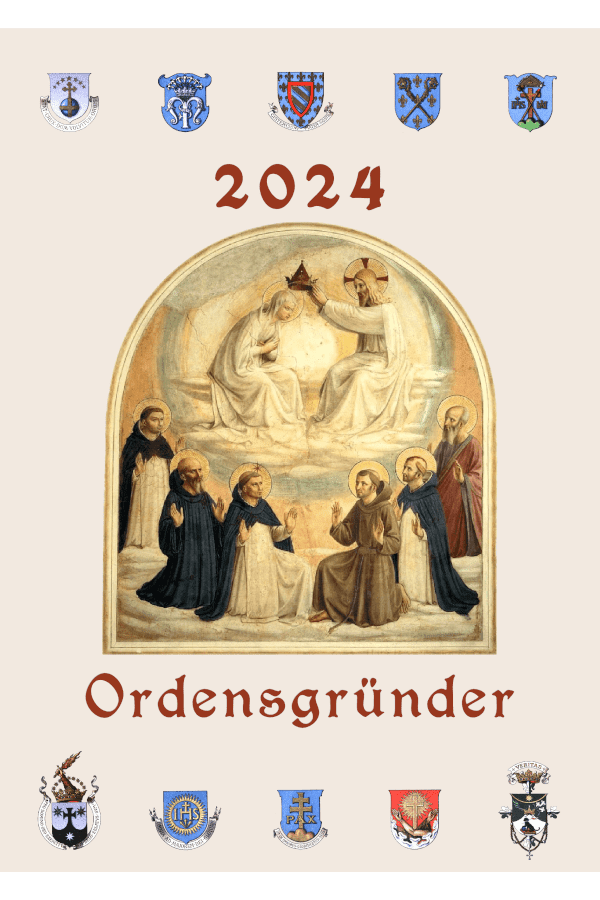 Wandkalender 2024 - Ordensgründer